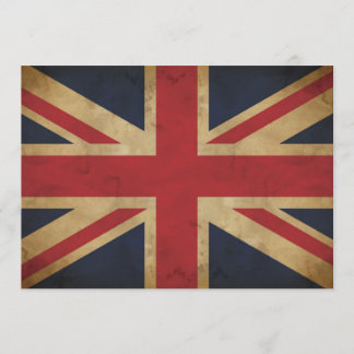 Invitación a la vieja Union Jack