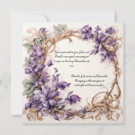 Invitación a la víspera de Año Nuevo