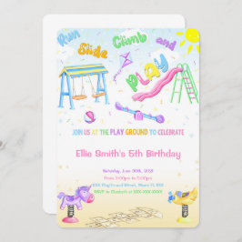 Invitación a la zona de juegos