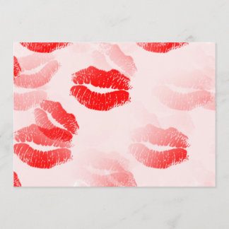 Invitación a labios kissable