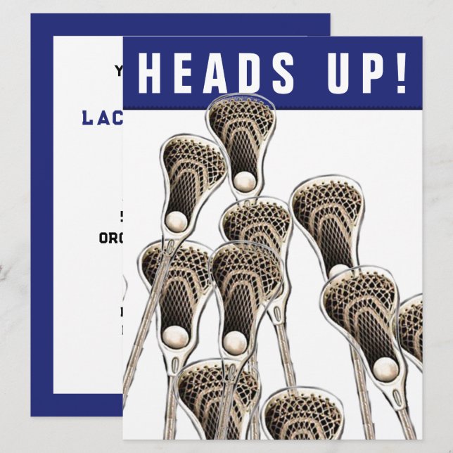 Invitación a Lacrosse (Anverso / Reverso)