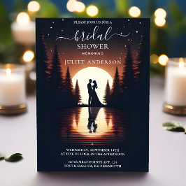 Invitación A Lakeside Mountain Fun Nature Lake Bridal Shower