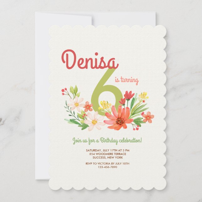 Invitación a las Días de Coral (Anverso)