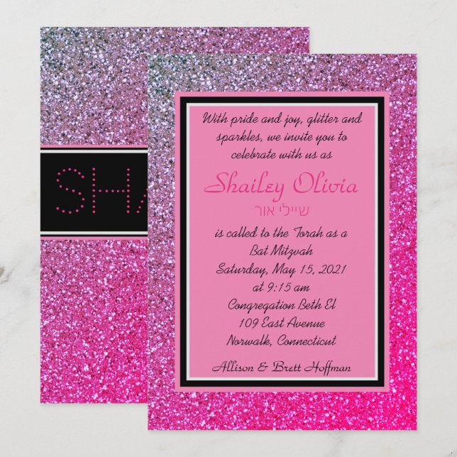 Invitación a las espuelas rosadas (Anverso / Reverso)