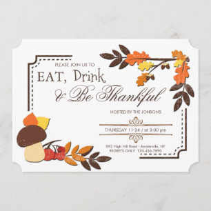 Invitación a las esquinas de otoño