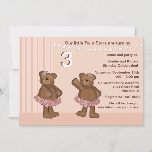 Invitación a las estrellas gemelas (Anverso)