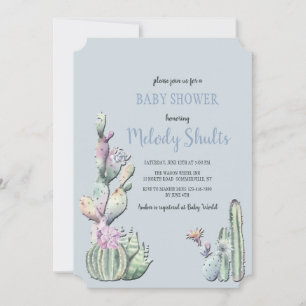 Invitación a las flores de Cactus