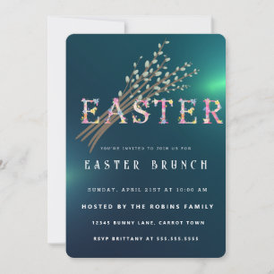 Invitación a las flores de cuta de Semana Santa