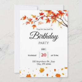 Invitación a las flores de primavera de la fiesta 