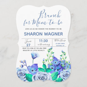 Invitación a las flores del jardín azul