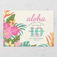 Invitación a las flores tropicales