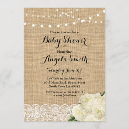 Invitación a las luces de encaje de color de color