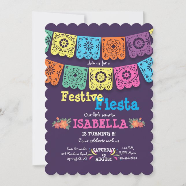 Invitación a las marcas Fiesta (Anverso)