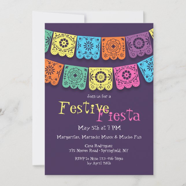 Invitación a las marcas Fiesta (Anverso)