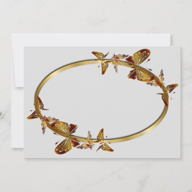 Invitación a las mariposas doradas (Anverso)