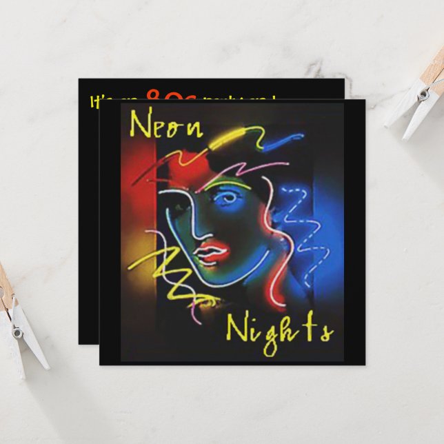 Invitación a las Neon Nights (Anverso/Reverso In Situ)