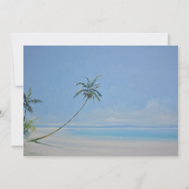 Invitación a las palmeras (Anverso)