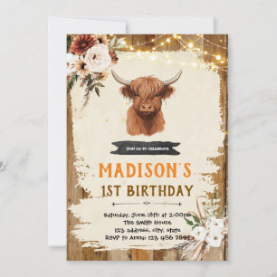 Invitación a las vacas de las montañas de Boho