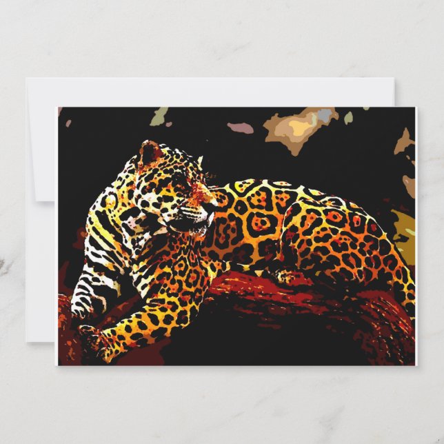 Invitación a leopardo (Anverso)