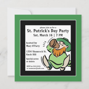 Invitación a Leprechaun para beber