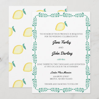 Invitación a limón