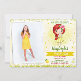 Invitación a limón fotográfico Invitación a stand 