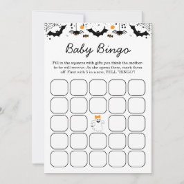 Invitación A Little Boo Is Almost Due Halloween Baby Shower 