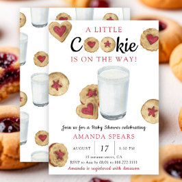 Invitación A Little cookie is on the way Baby shower