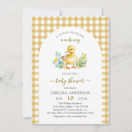 Invitación A Little Duckling is On The Way Duck Baby Shower