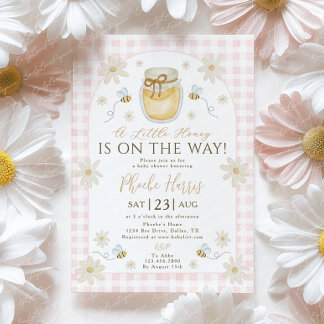 Invitación A Little Honey is on the Way Baby Shower