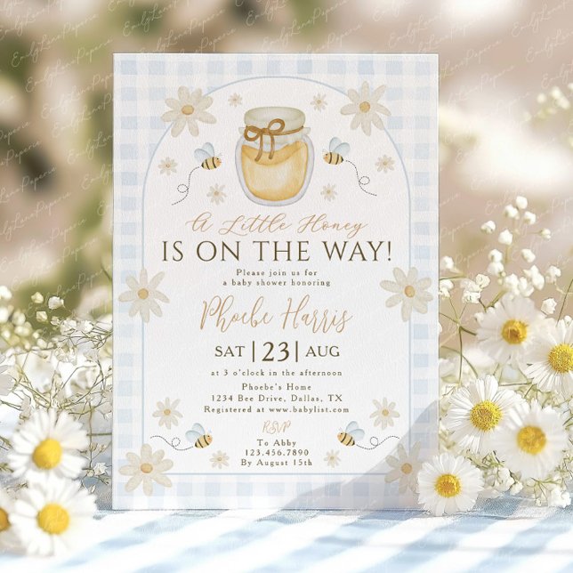 Invitación A Little Honey is on the Way Baby Shower  (Subido por el creador)