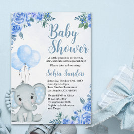 Invitación A Little Peanut is on the Way, Baby Shower Boy