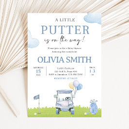 Invitación A Little Putter Golf Baby Shower