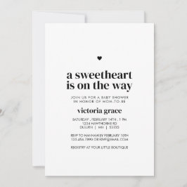 Invitación A Little Sweetheart Baby Shower