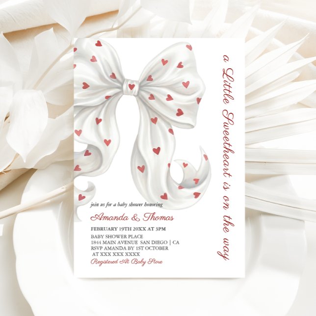 Invitación A Little sweetheart Gender Neutral Baby Shower (Subido por el creador)