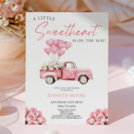 Invitación A Little Sweetheart Valentine's Day Baby Shower