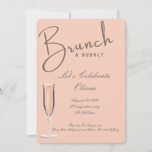 INVITACIÓN A LLUVIA DE REGALOS NUPCIAL CON BRUNCH 