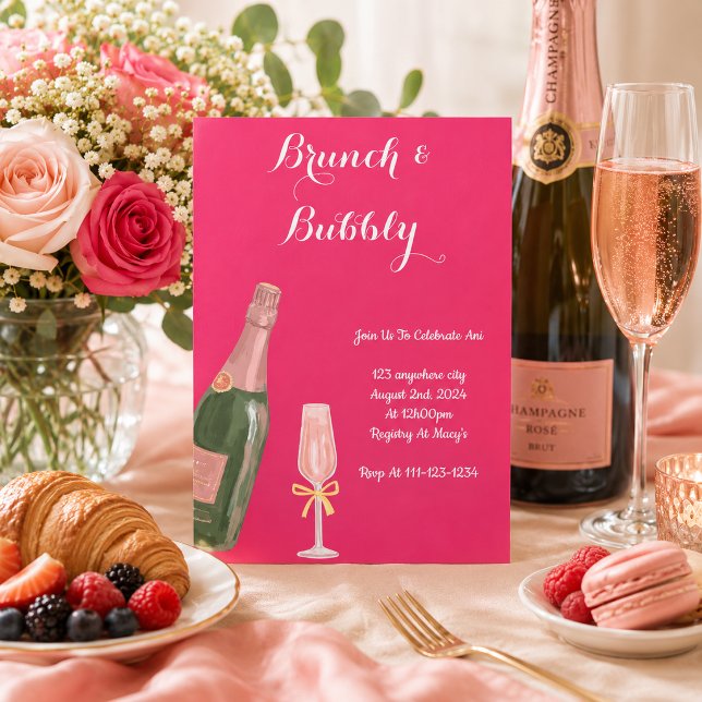 INVITACIÓN A LLUVIA DE REGALOS NUPCIAL CON BRUNCH  (Subido por el creador)
