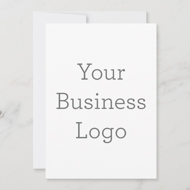 Invitación plana, Tamaño: 12.7 cm x 17.8 cm, Papel: Mate Signatura, Esquinas: Cuadrada, Sobres: Blanco, Calidad de impresión: Estándar (Anverso)