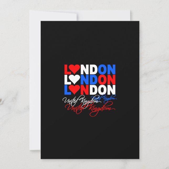 Invitación a Londres - elegir estilo y personaliza (Anverso)