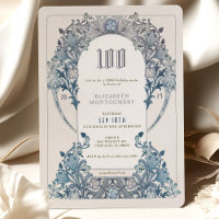 Invitación a los 100 años Art Nouveau W. Morris