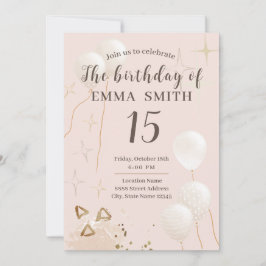 Invitación a los 15 años