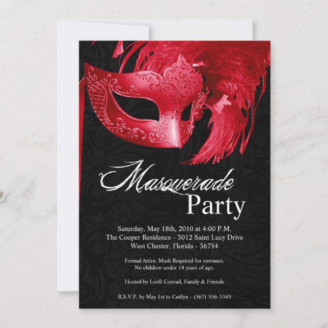 Invitación a los 16 cumpleaños del Dulce de Mascar (Anverso)