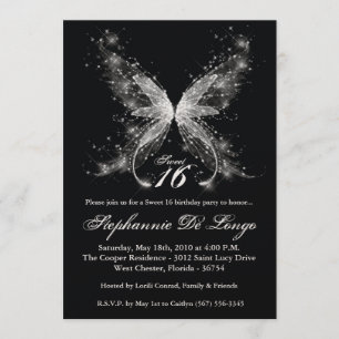 Invitación a los 16 días de cumpleaños de la marip