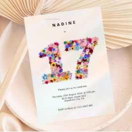 Invitación a los 17 cumpleaños 17 Fiestas