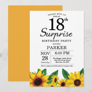 Invitación a los 18 Años de la Sorpresa del Giraso