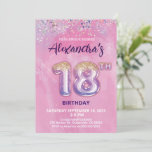 Invitación a los 18 Años en Globo de Relieve metal<br><div class="desc">¡Presenta la próxima fiesta de cumpleaños de tu hijo con nuestra Vibrante Invitación a la Fiesta de Cumpleaños 18! Diseñada con amor y creatividad, esta invitación es perfecta para marcar el tono de una celebración divertida y memorable. Nuestra Invitación a la Fiesta de Cumpleaños número 18 cuenta con una divertida...</div>