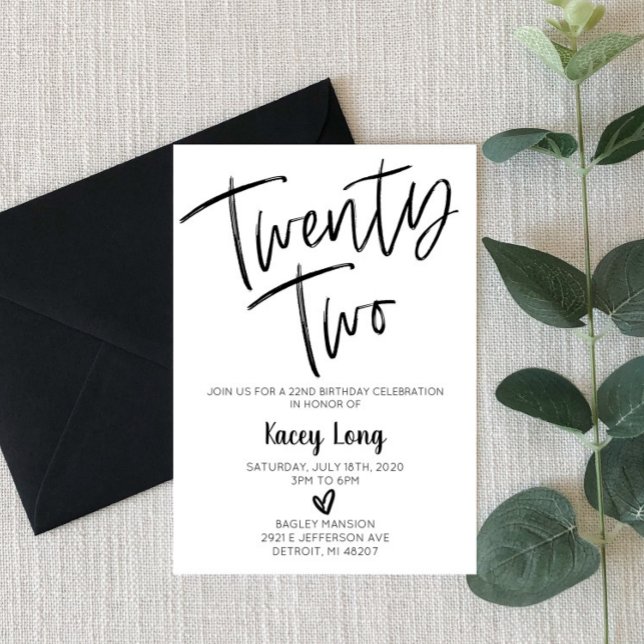 Invitación a los 22 años (Subido por el creador)