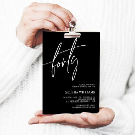 Invitación a los 40 años de los Minimalistas blanc