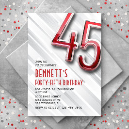 Invitación a los 45 Adultos Modernos